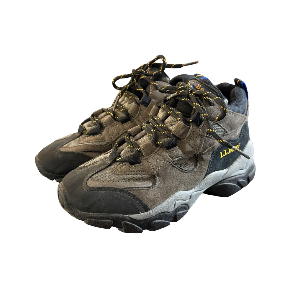 LL Bean Hiking Boots Women 7 Wide Brown Gore-Tex Waterproof Suede Trail Shoes